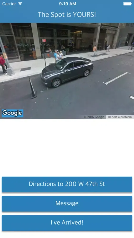 Tangkapan skrin Carma - Community Parking