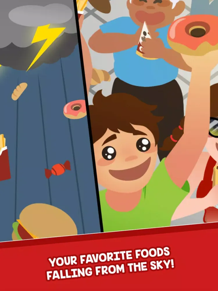 Capturas de tela do Feed The Fat Guy iPad 