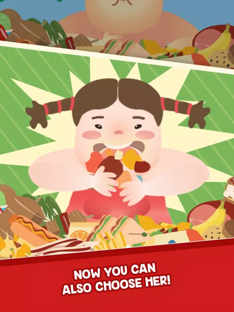 Capturas de tela do Feed The Fat Guy iPad 