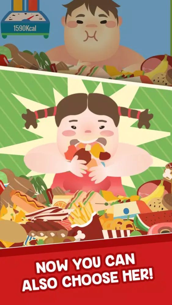 Capturas de tela do Feed The Fat Guy