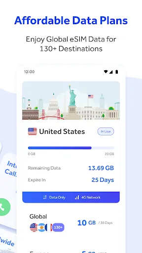 WePhone: WiFi Phone Call &Text應用截圖