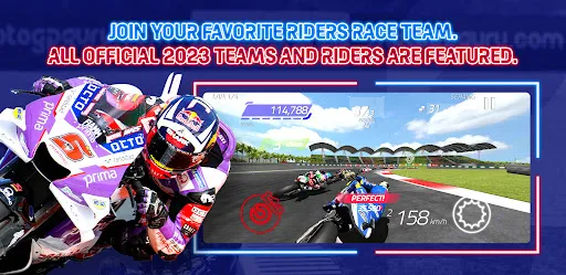 Captures d'écran de MotoGP Racing '23