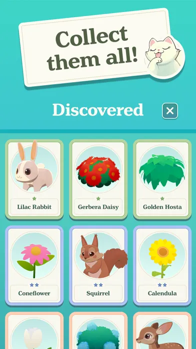 Captures d'écran de Garden Tails: Match and Grow