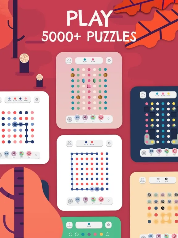 Tangkapan skrin Two Dots: Brain Puzzle Games iPad 