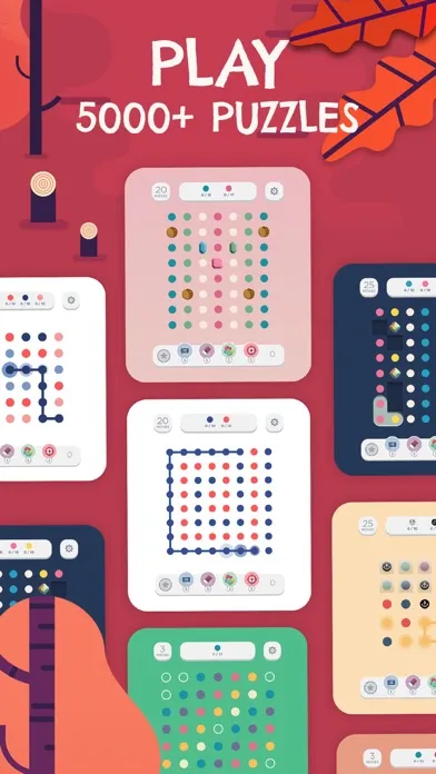 Tangkapan skrin Two Dots: Brain Puzzle Games