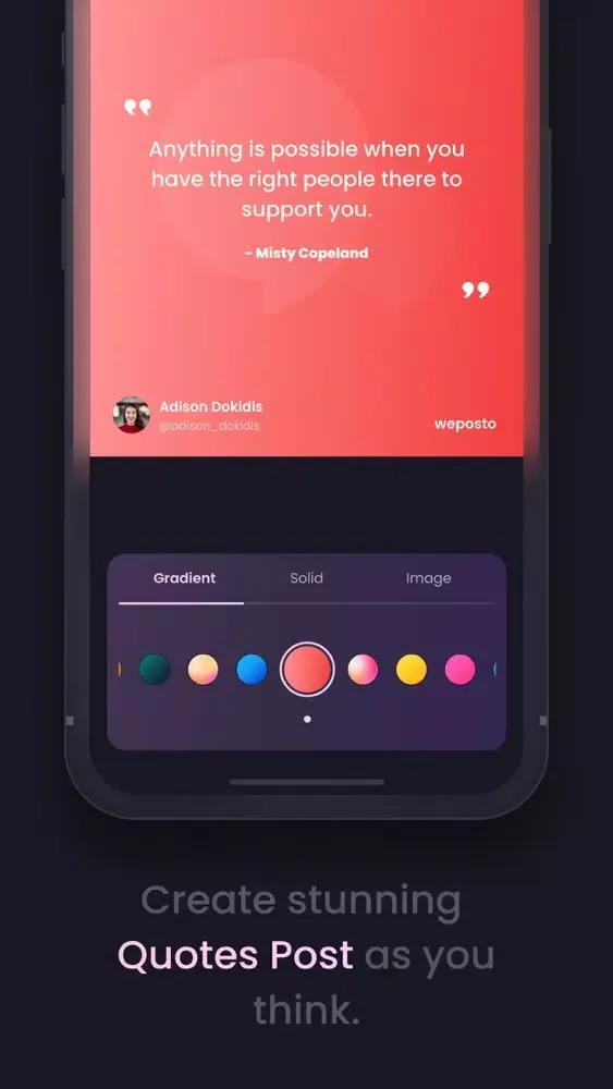 Weposto: Post Creator & Maker Ekran Görüntüleri