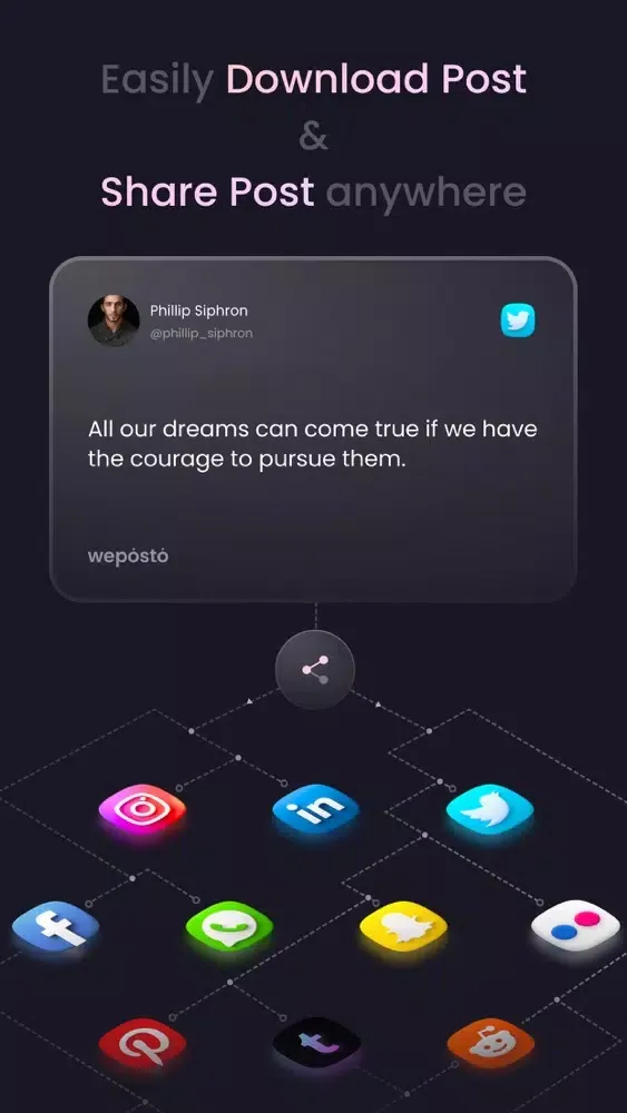 Weposto: Post Creator & Maker Ekran Görüntüleri