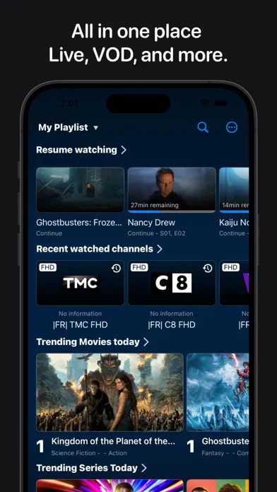 IPTV+: My Smart IPTV Player 스크린샷
