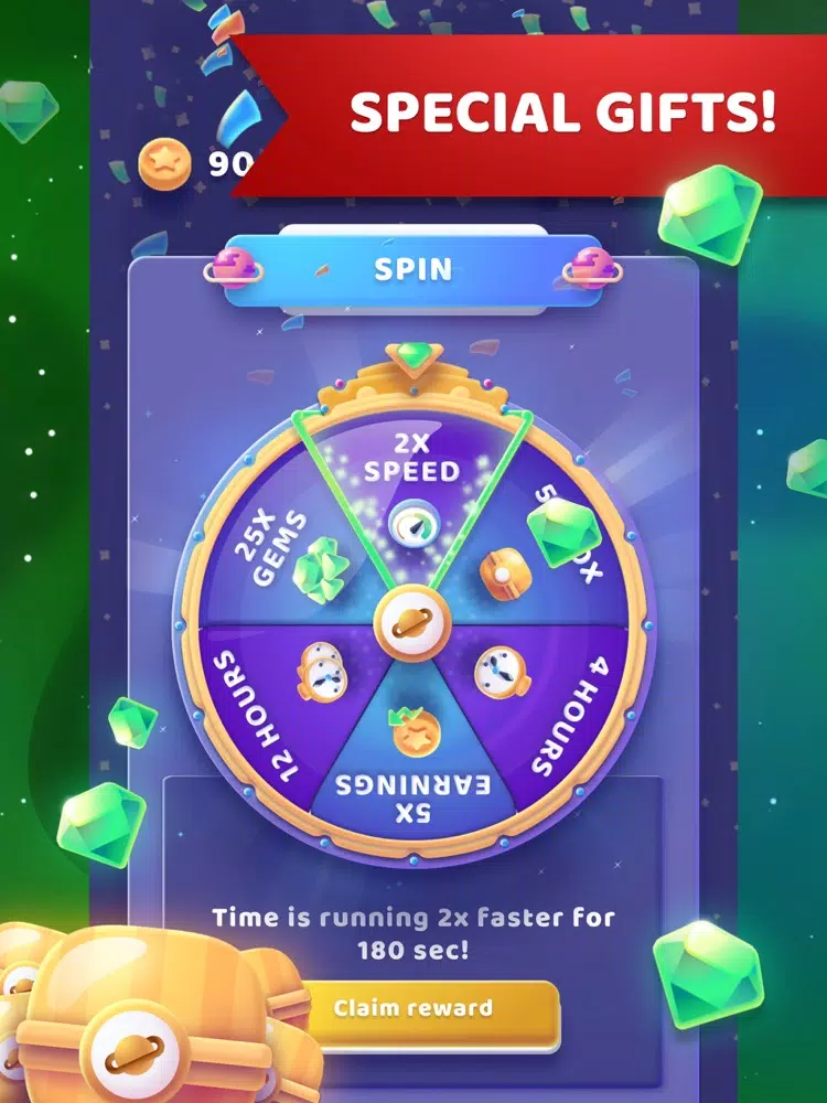 Space Merge: Tycoon Idle Games iPad  Screenshots
