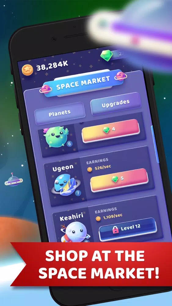 Space Merge: Tycoon Idle Games Screenshots