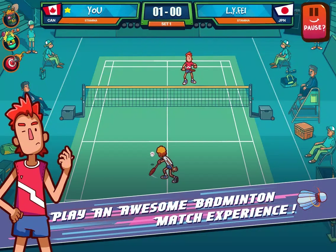 Capturas de pantalla de Super Stick Badminton iPad 