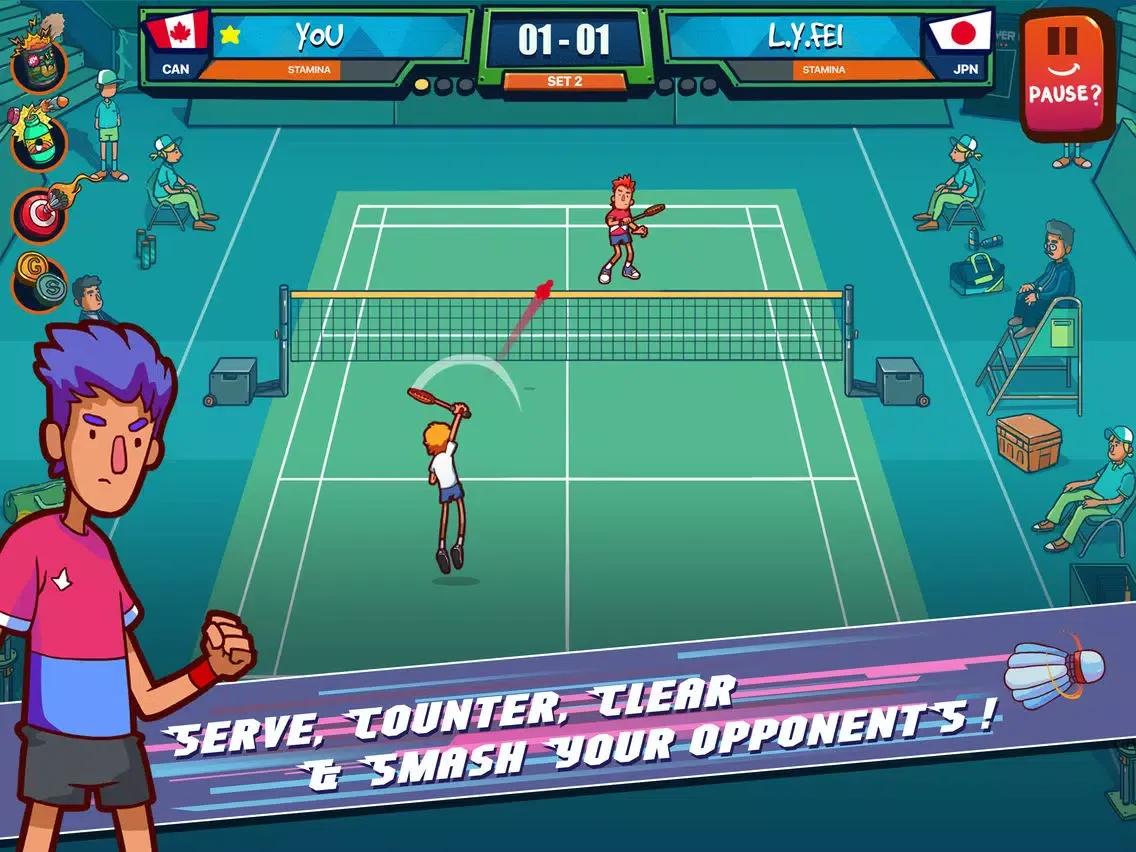 Capturas de pantalla de Super Stick Badminton iPad 