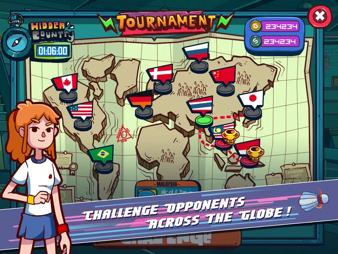 Capturas de pantalla de Super Stick Badminton iPad 