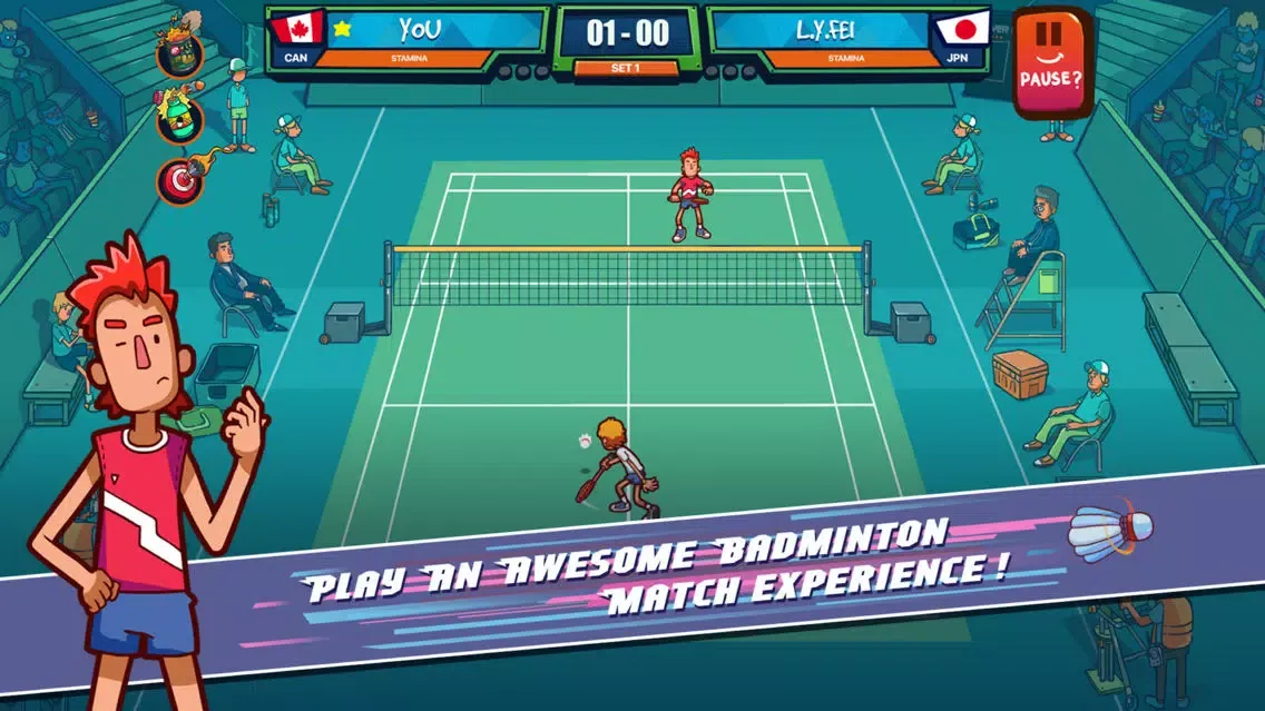 Capturas de pantalla de Super Stick Badminton