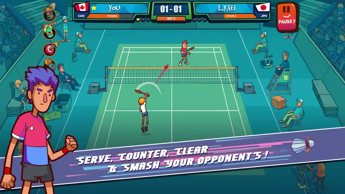 Capturas de pantalla de Super Stick Badminton