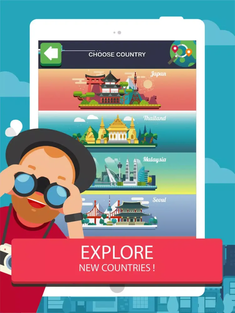 Tim the Explorer Asia iPad  Screenshots