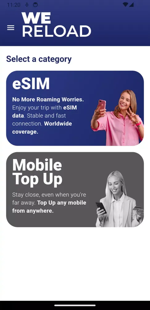 Screenshot di eSIM Mobile Data by WeReload