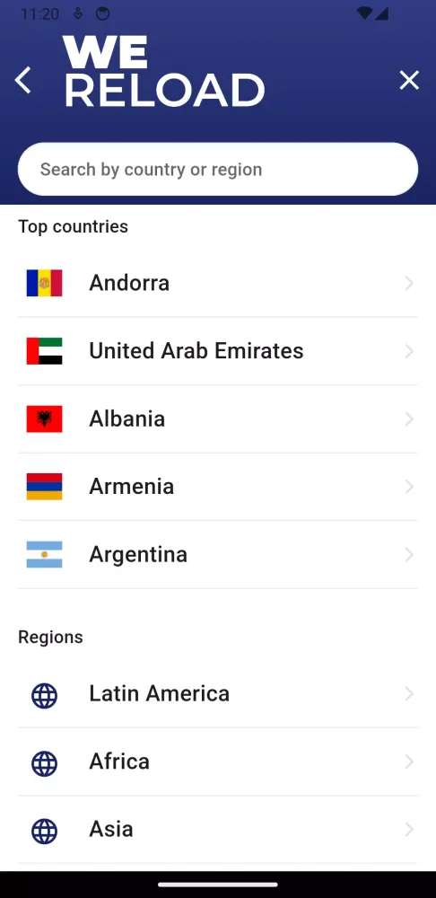 Screenshot di eSIM Mobile Data by WeReload