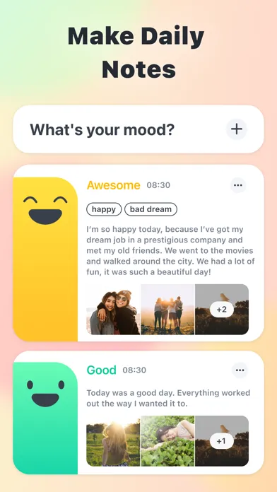 Tangkapan layar Daily Mood Tracker - Self Care
