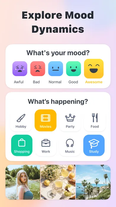 Tangkapan layar Daily Mood Tracker - Self Care