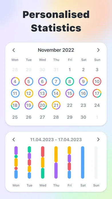 Tangkapan layar Daily Mood Tracker - Self Care
