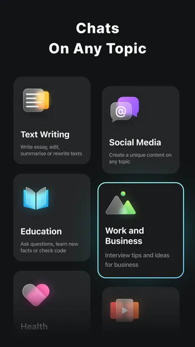 Capturas de tela do Atlas - Chat and Ai Ask Helper