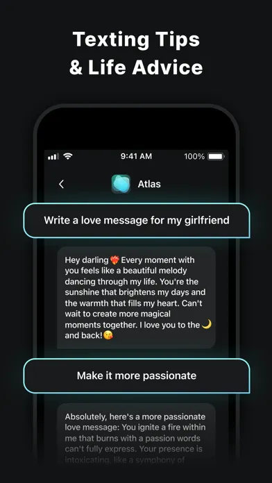 Capturas de tela do Atlas - Chat and Ai Ask Helper