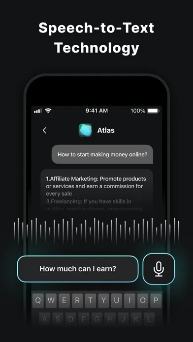 Capturas de tela do Atlas - Chat and Ai Ask Helper