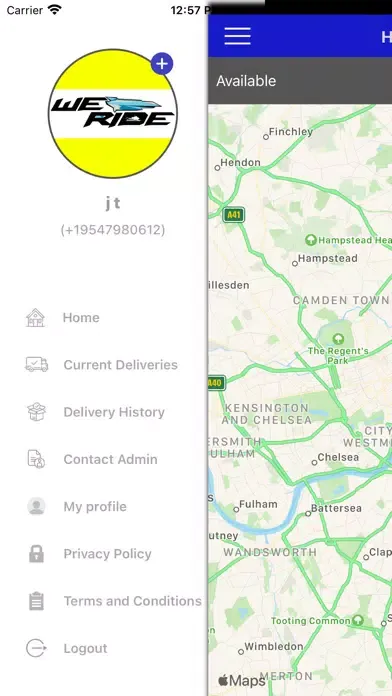 We Ride Demand Delivery Boy应用截图