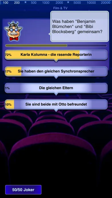 QuizDeluxe - ein deutsch-sprachiges Frage & Antwort-Spiel應用截圖