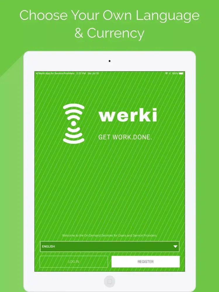 Скриншоты Werki App iPad 