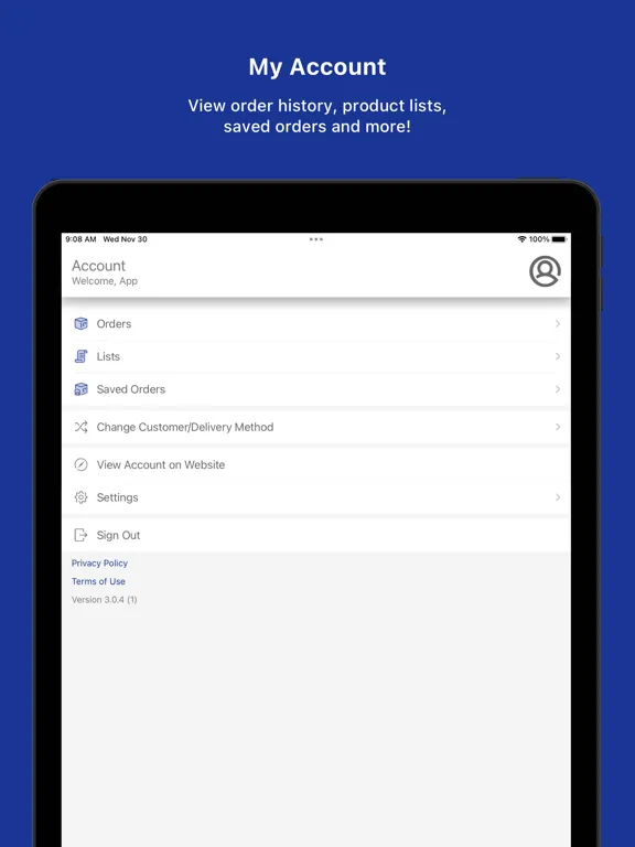 Werner Electric Supply iPad  سکرین شاٹس