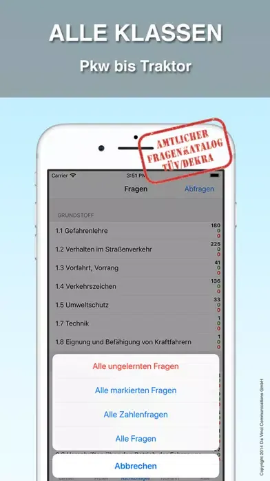 iFahrschule Theorie Trainer スクリーンショット