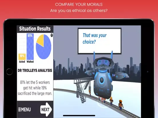 Zrzuty ekranu Dr. Trolley's Problem iPad 