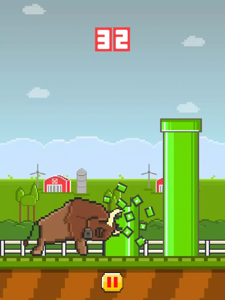 Tiny Goat FREE GAME - Quick Old-School 8-bit Pixel Art Retro Games iPad  স্ক্রিনশট