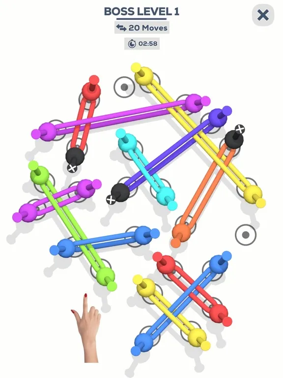 Tangkapan layar Rubber Band Puzzle iPad 