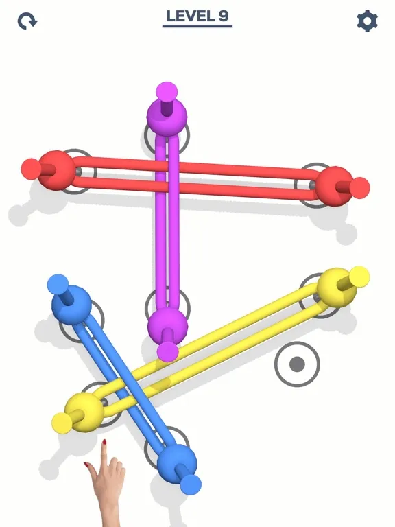 Tangkapan layar Rubber Band Puzzle iPad 