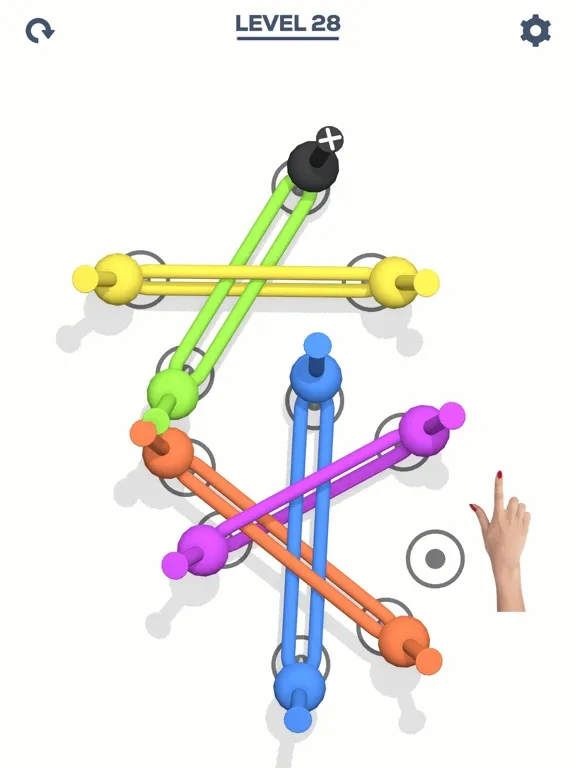 Tangkapan layar Rubber Band Puzzle iPad 