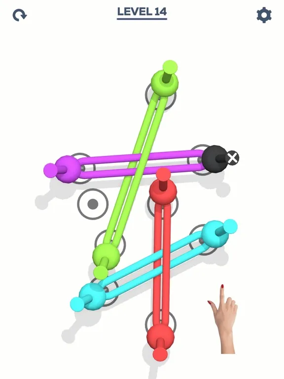 Tangkapan layar Rubber Band Puzzle iPad 