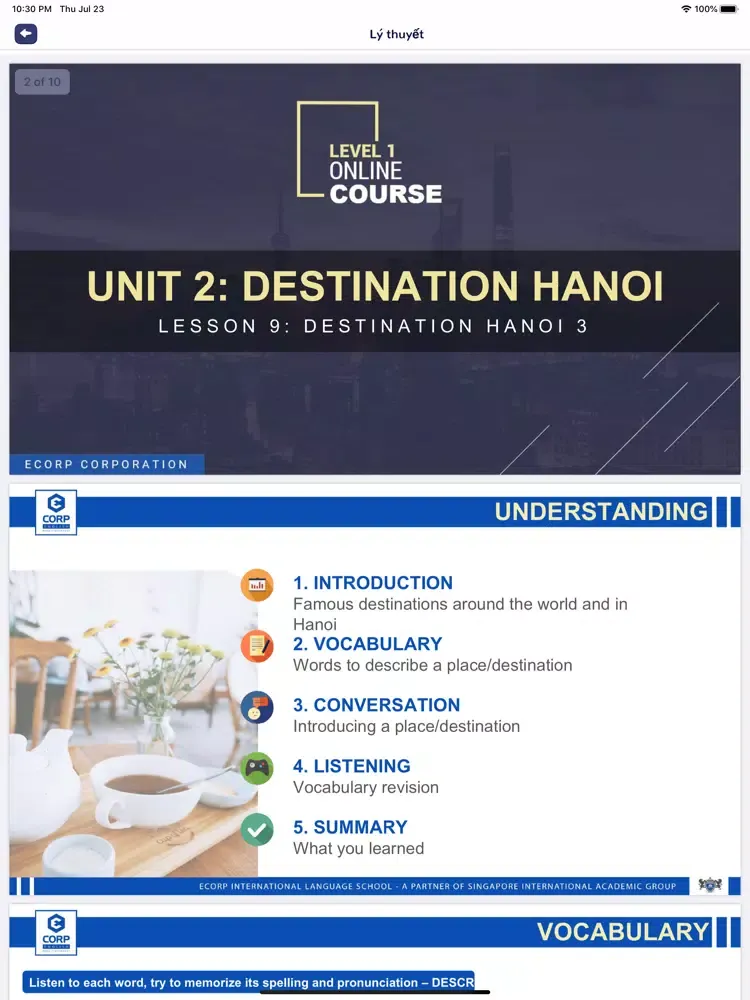 Study Online iPad  Screenshots