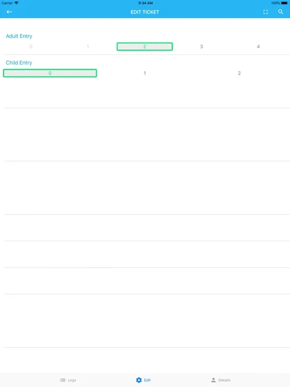 We Scan Tickets iPad  Screenshots