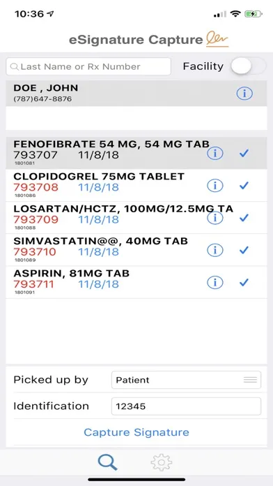 eSignature Capture স্ক্রিনশট