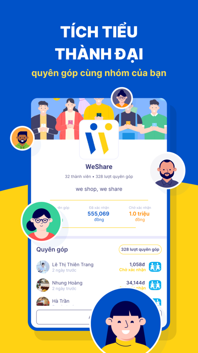 Tangkapan layar WeShare - Shop & Share