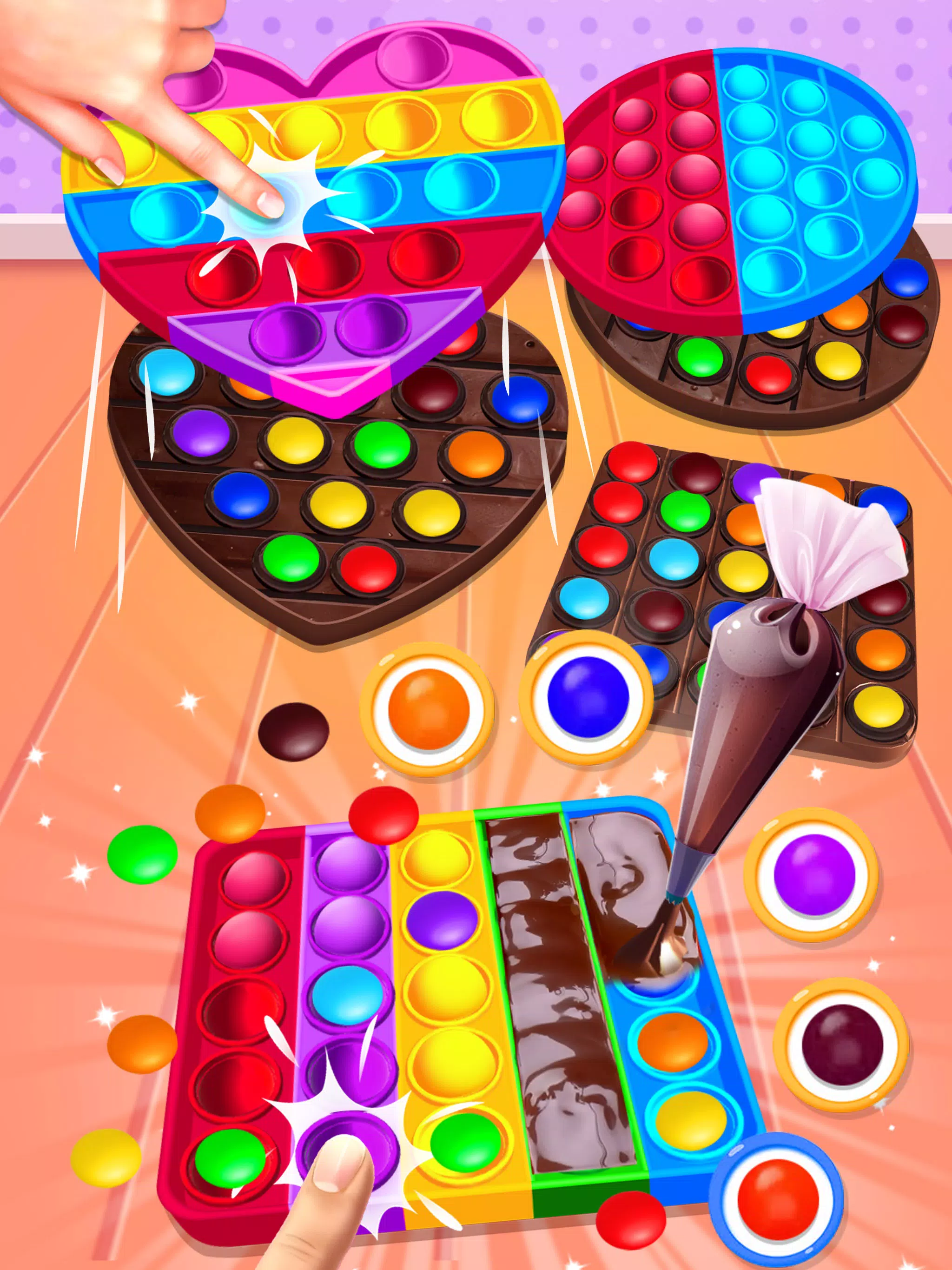 Chocolate Pop It Desserts Screenshots