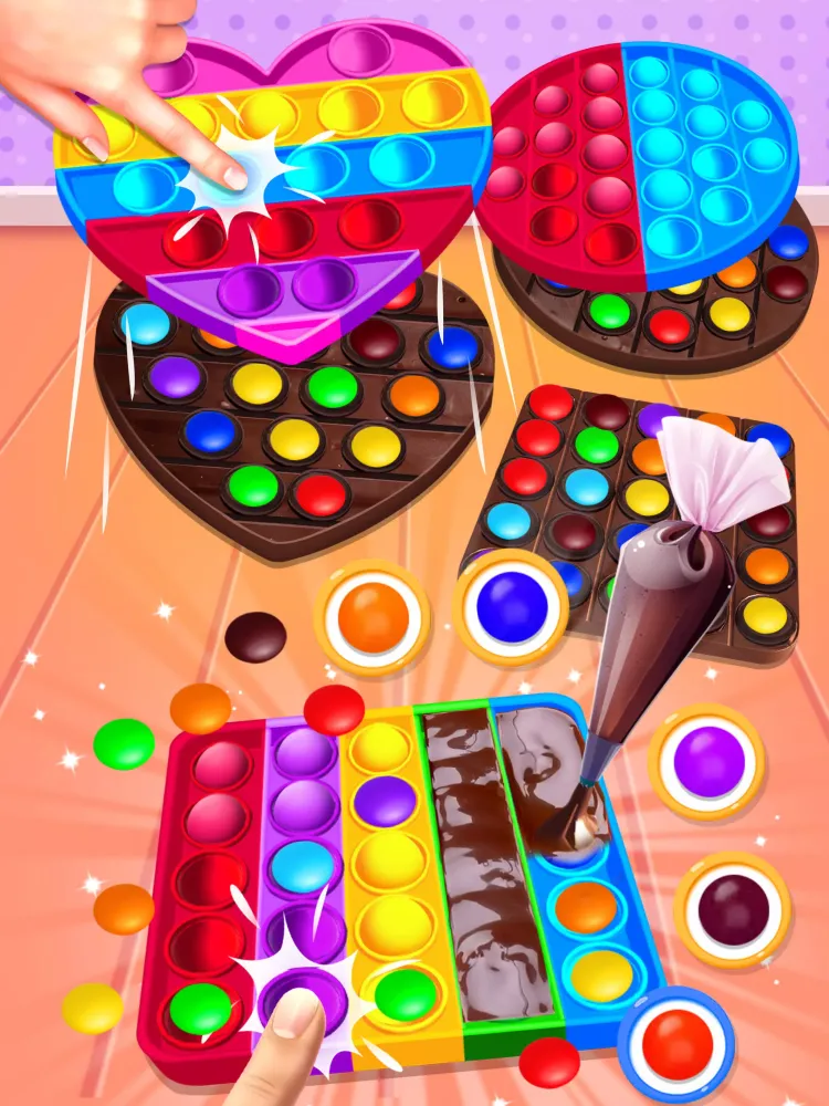 Chocolate Pop It Desserts Screenshots