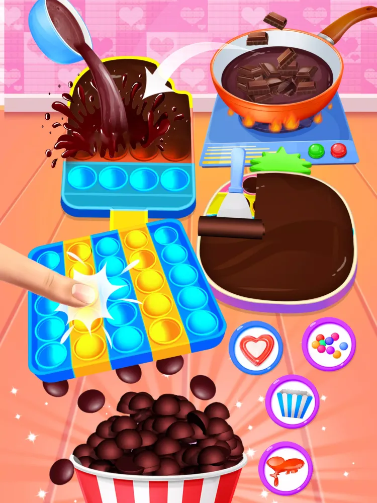 Chocolate Pop It Desserts Screenshots