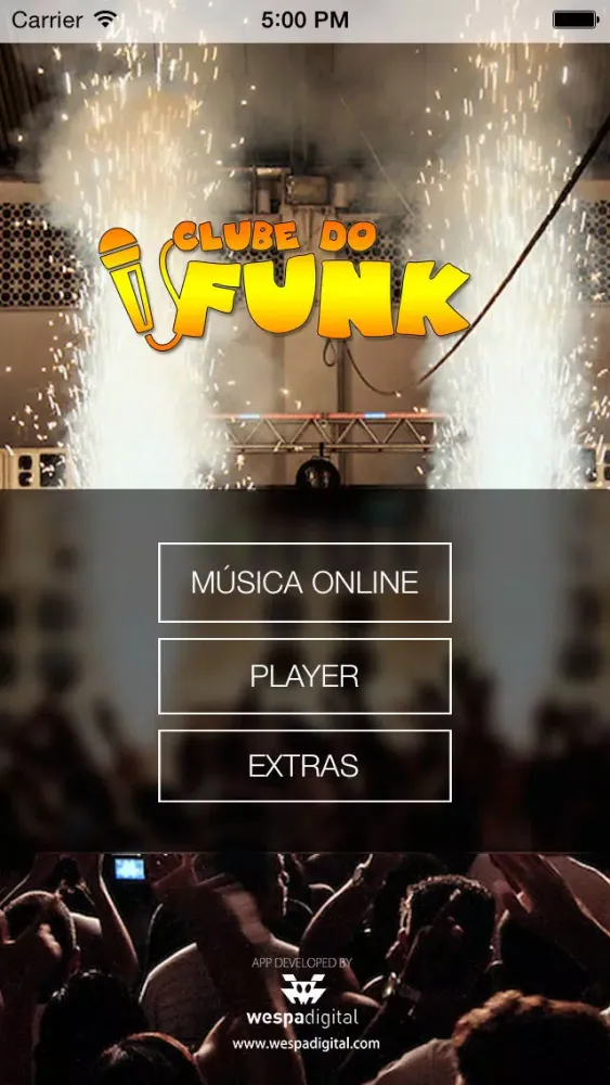 Tangkapan skrin Clube do Funk
