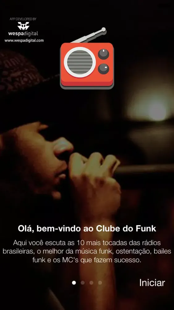 Tangkapan skrin Clube do Funk