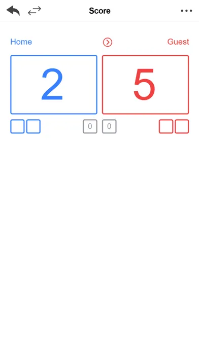 Tangkapan layar Volleyball Score Simple