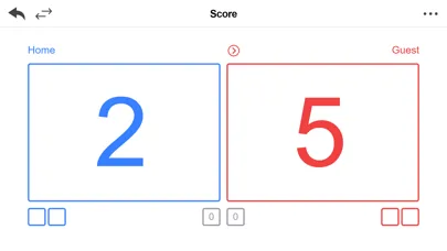 Tangkapan layar Volleyball Score Simple